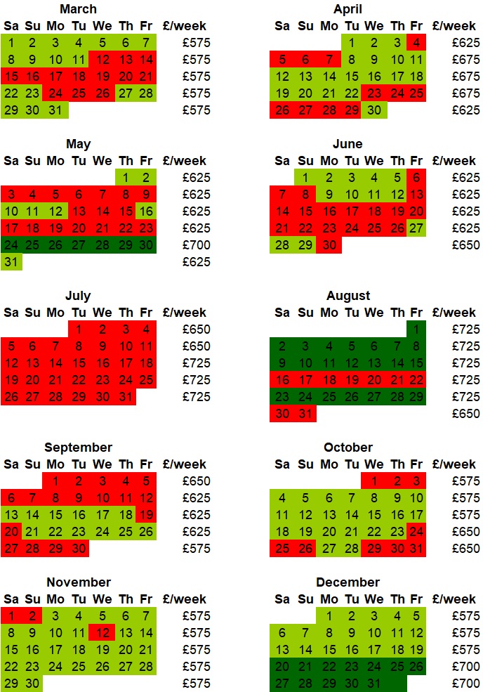 Seaview Price List 2025 - web